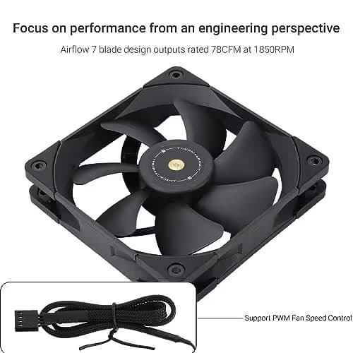 Thermalright TL-E12B EXTREM 120mm Black PWM 78 CFM image