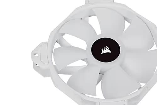 Corsair iCUE SP RGB ELITE 120mm Addressable RGB PWM 47.73 CFM White 3-Pack image