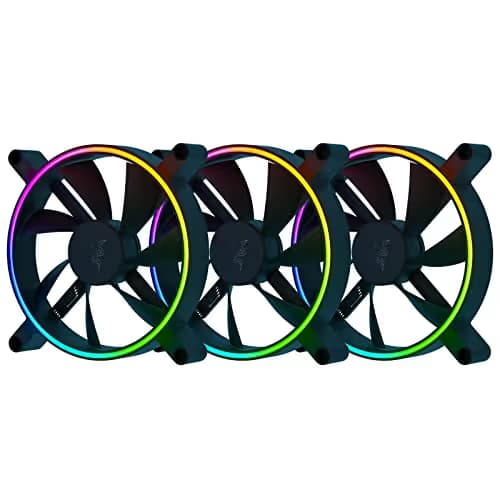 Razer Kunai Chroma 140mm Black PWM RGB 3-Pack image