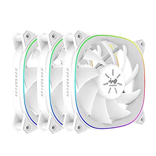 In Win Sirius Extreme Pure ASE120P 120mm White PWM ARGB 3-Pack main image