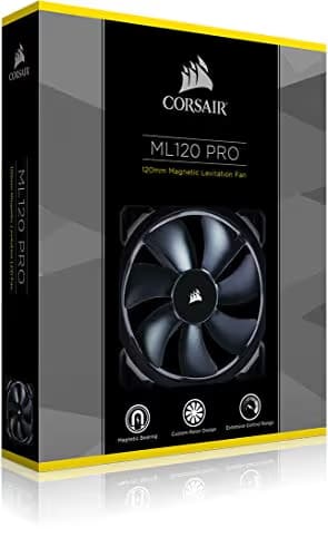Corsair ML120 Pro 120mm Black / Blue PWM Blue 75 CFM image