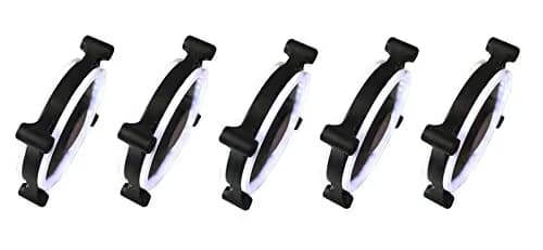 Apevia C 120mm Black / White White LED 5-Pack image