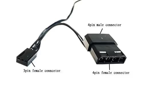 Apevia C 120mm Black / White White LED 5-Pack image