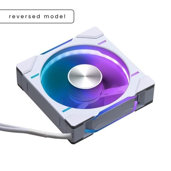 Phanteks D30-120 120mm White Reversed Addressable RGB PWM 61.5 CFM image