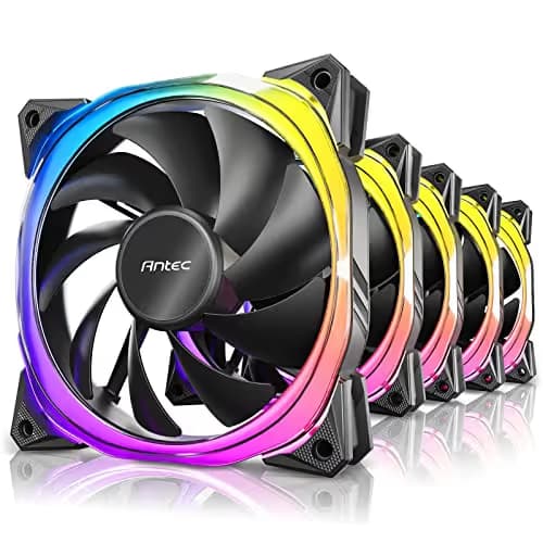 Antec Fusion 120 120mm Black ARGB PWM 3-Pack main image