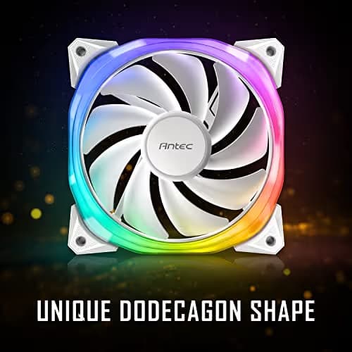 Antec Fusion 120 120mm Black ARGB PWM 3-Pack image
