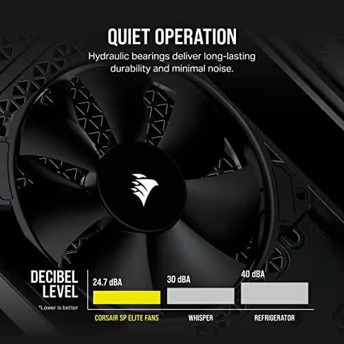 Corsair SP120 ELITE 120mm Black PWM image