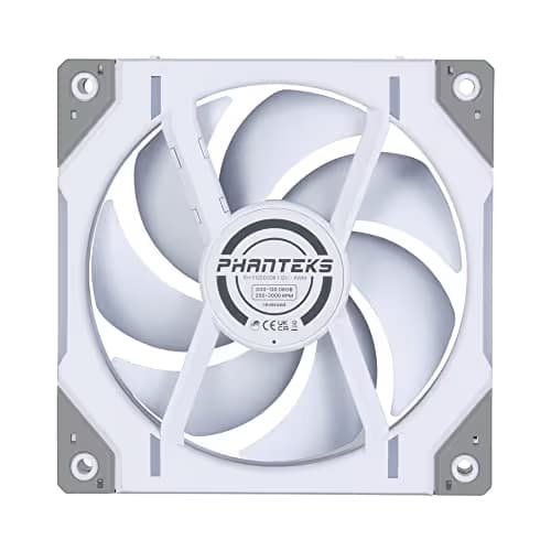 Phanteks D30-120 120mm White Addressable RGB PWM 64.3 CFM 1-Pack image