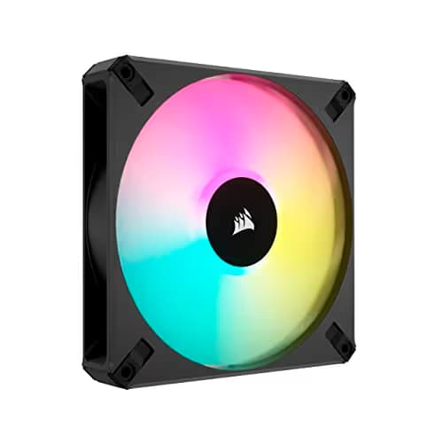Corsair iCUE AF140 RGB ELITE 140mm Black PWM RGB 2-Pack image