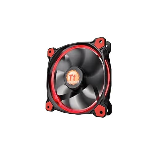 Thermaltake Riing 120mm Red LED 40.6 CFM Black / Red 1-Pack main image