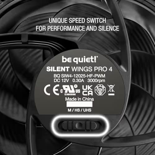 be quiet! Silent Wings Pro 4  140mm Black PWM CaseFan image