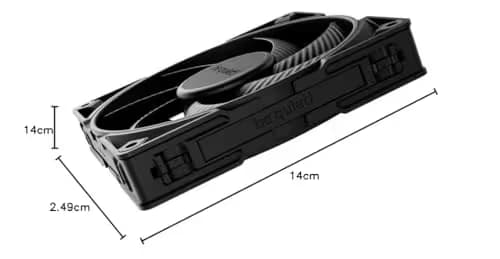 be quiet! Silent Wings Pro 4  140mm Black PWM CaseFan image