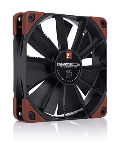 Noctua F12 industrialPPC-2000 120mm Brown / Black IP67 PWM 71.69 CFM 1-Pack image