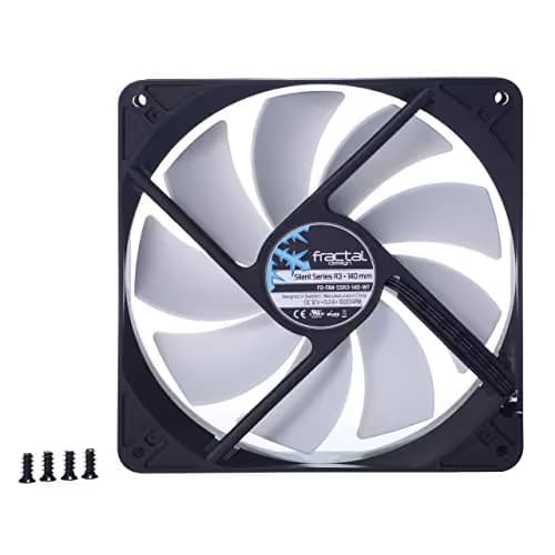 Fractal Design Silent R3 140mm Black / White 56.1 CFM image