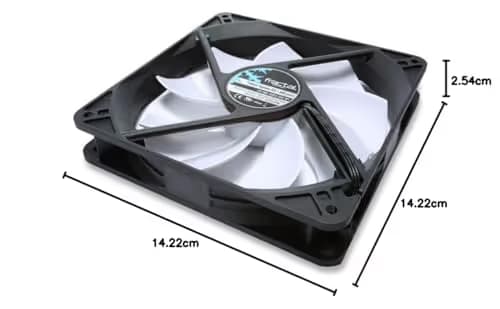 Fractal Design Silent R3 140mm Black / White 56.1 CFM image