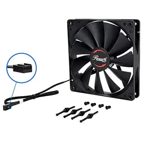 Rosewill RAWP-141411 140mm Brown / Black 82 CFM 1-Pack image