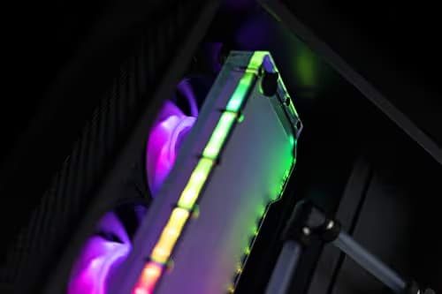 EK Vardar EVO 120ER 120mm Black / White PWM Addressable RGB image