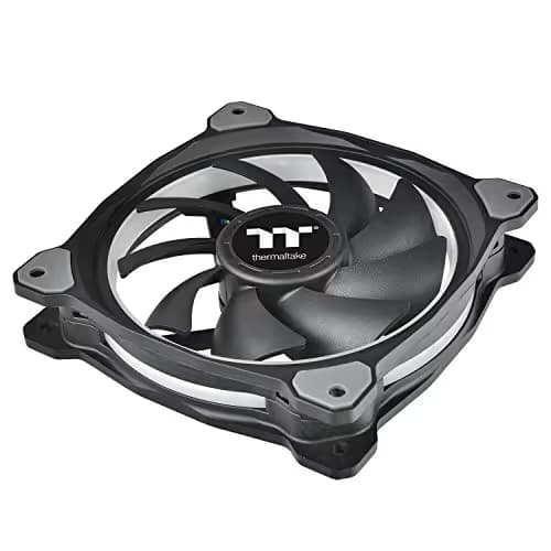 Thermaltake Riing Plus 140mm Black Addressable RGB PWM 3-Pack image