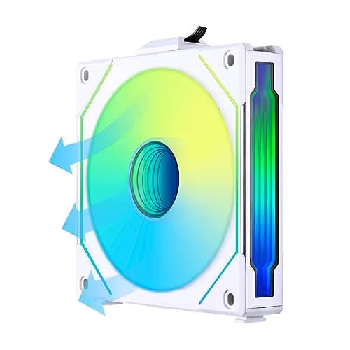 Lian Li Uni Fan SL-Infinity 120mm White ARGB Reverse Blade image