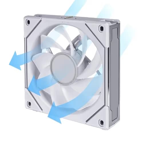 Lian Li Uni Fan SL-Infinity 120mm White ARGB Reverse Blade image