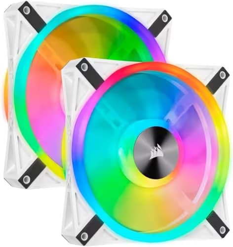 Corsair iCUE QL140 140mm White / Black RGB PWM 2-Pack image