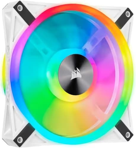 Corsair iCUE QL140 140mm White / Black PWM RGB 1-Pack main image