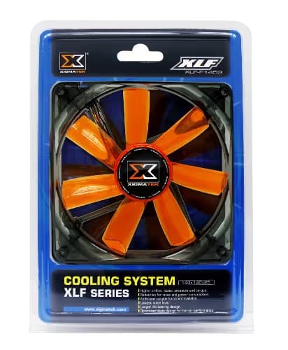 Xigmatek XLF 140mm Black 63.5 CFM White 1-Pack main image