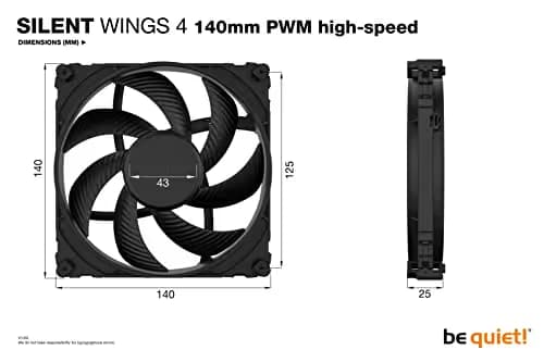 be quiet! Silent Wings 4 140mm Black PWM High Speed image