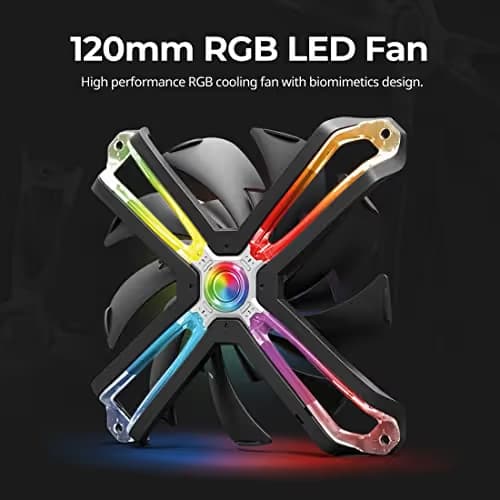 Zalman SF120 120mm Silver / Black PWM Addressable RGB image