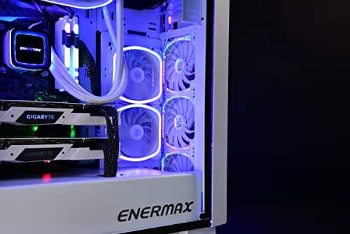 Enermax SquA 120mm RGB 68.27 CFM PWM White 3-Pack image