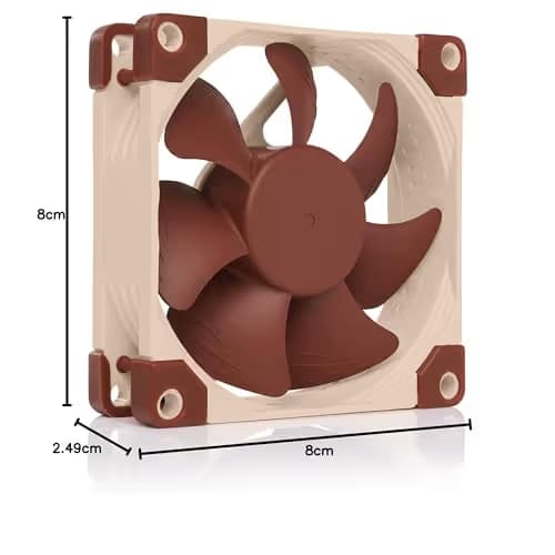 Noctua A8 FLX 80mm Brown image
