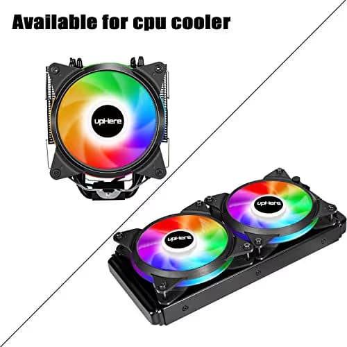 upHere T7SYC7 120mm Black PWM ARGB 3-Pack image