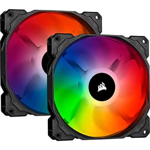 Corsair iCUE SP140 140mm Black RGB 2-Pack main image