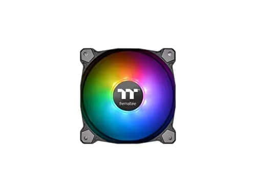Thermaltake Pure ARGB TT Premium Edition 120mm Black Addressable RGB PWM 56.45 CFM 3-Pack image