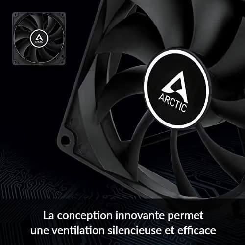 ARCTIC F9 92mm White / Black PWM image