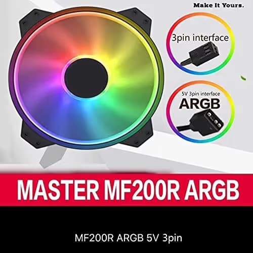 Cooler Master MasterFan MF200R ARGB 90.3 CFM 200 mm Fan image