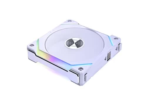 Lian Li UNI FAN SL V2 120mm White / Silver Addressable RGB PWM 64.5 CFM 1-Pack image