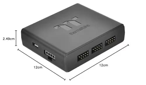 Thermaltake Riing Plus TT 120mm Black PWM Addressable RGB 3-Pack image