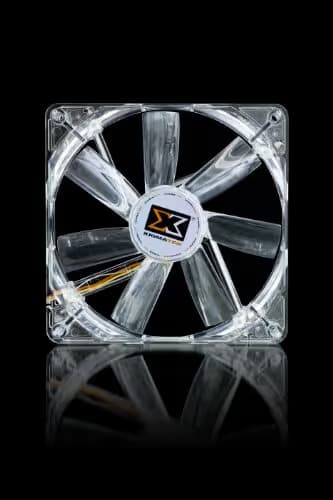 Xigmatek Crystal 140mm Clear White LED 1-Pack main image