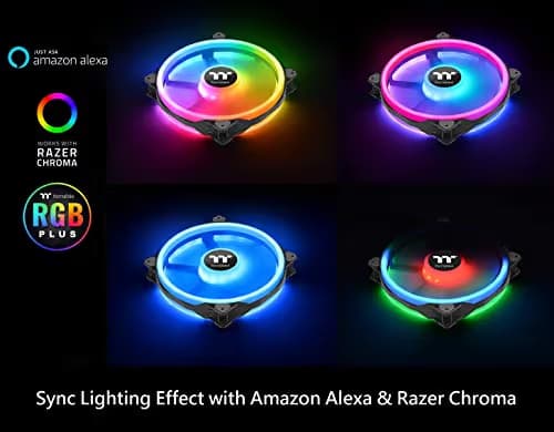 Thermaltake Riing Trio 20 TT Premium Edition 200mm Black PWM RGB image