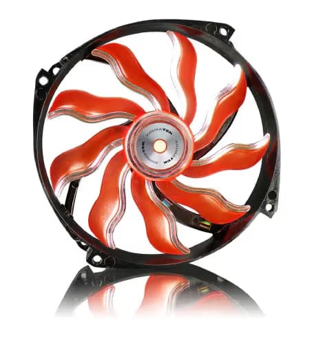 Xigmatek XAF 140mm Orange 90.3 CFM White LED main image