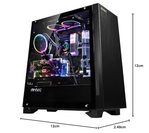 Antec Prizm 3+2+C 120mm Black PWM Addressable RGB 45.03 CFM 3-Pack image