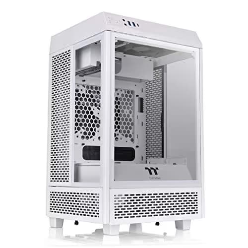 Thermaltake The Tower 100 Mini-ITX Tower Snow with Tempered Glass Side Panel and USB 3.2 Gen 2 Type-C, USB 3.2 Gen 1 Type-A main image