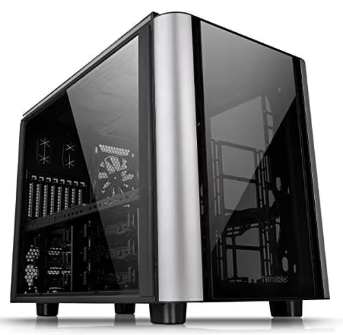 Thermaltake Level 20 XT ATX Desktop Black / Silver Tempered Glass Side Panel, USB 3.2 Gen 2 Type-C, USB 3.2 Gen 1 Type-A, USB 2.0 Type-A image