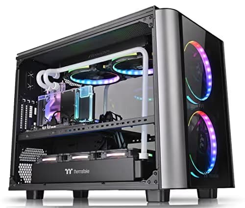 Thermaltake Level 20 XT ATX Desktop Black / Silver Tempered Glass Side Panel, USB 3.2 Gen 2 Type-C, USB 3.2 Gen 1 Type-A, USB 2.0 Type-A image