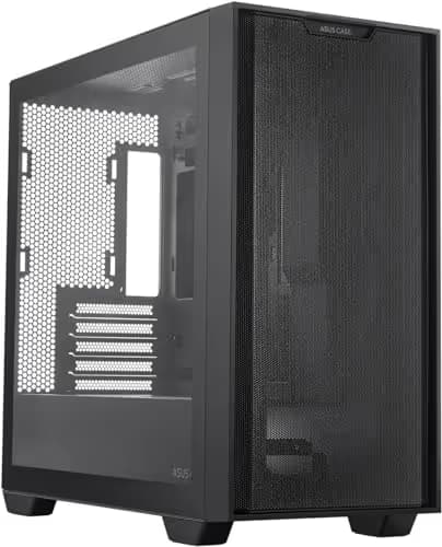 Asus A21 Micro ATX Mini Tower Black Tempered Glass Side Panel main image