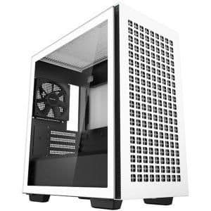 Deepcool CH370 Micro ATX Mid Tower White with Tempered Glass Side Panel and USB 3.2 Gen 1 Type-A Front Panel image