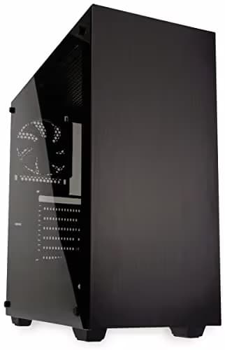 KOLINK STRONGHOLD ATX Mid Tower Black with Tinted Tempered Glass Side Panel and USB 3.2 Gen 1 Type-A and USB 2.0 Type-A Front Panel image