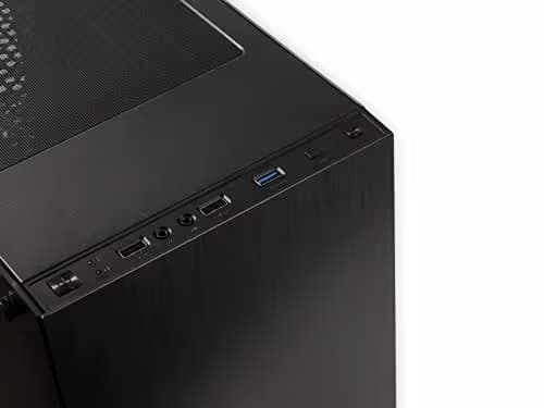 KOLINK STRONGHOLD ATX Mid Tower Black with Tinted Tempered Glass Side Panel and USB 3.2 Gen 1 Type-A and USB 2.0 Type-A Front Panel image