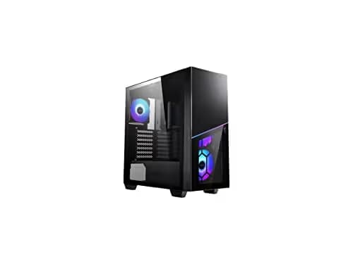 MSI MPG Sekira 100R ATX Mid Tower Black Tinted Tempered Glass Side Panel image